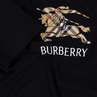 Burberry CEDAR Kids Unisex T-Shirt In Black