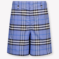 Burberry Oscar Kids Boys Shorts In Light Blue