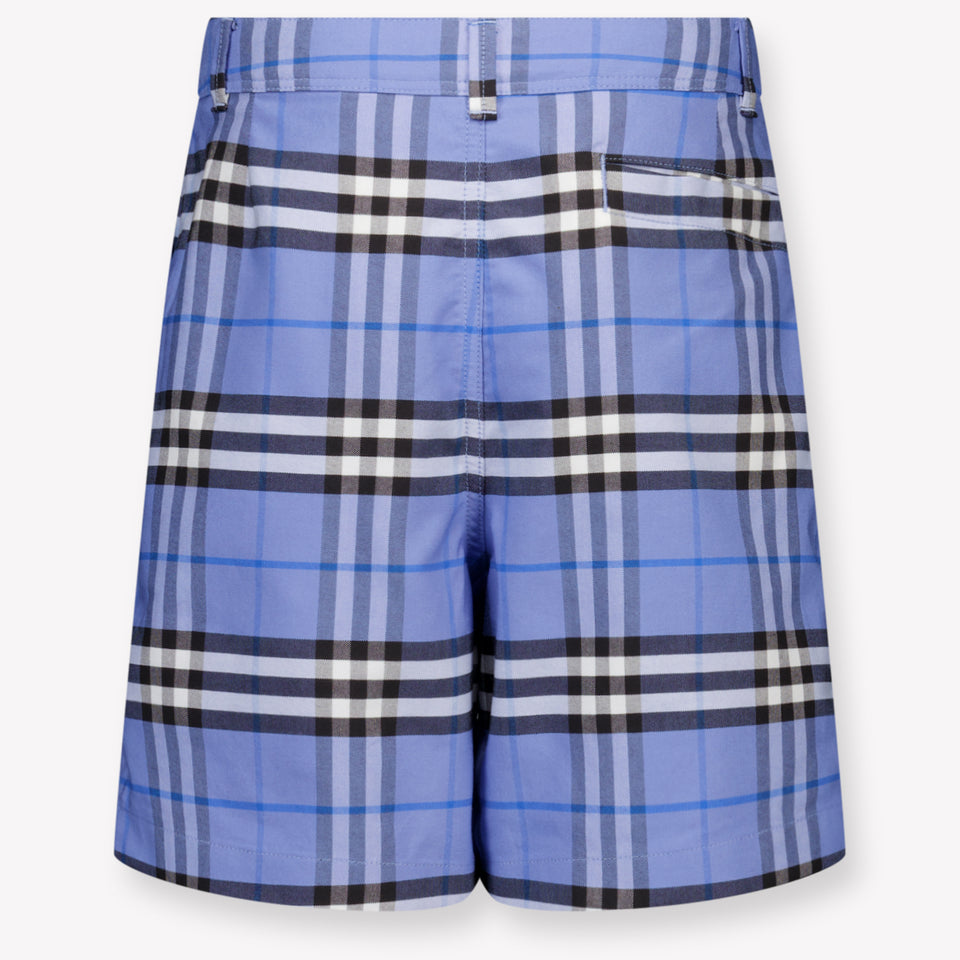 Burberry Oscar Kids Boys Shorts In Light Blue
