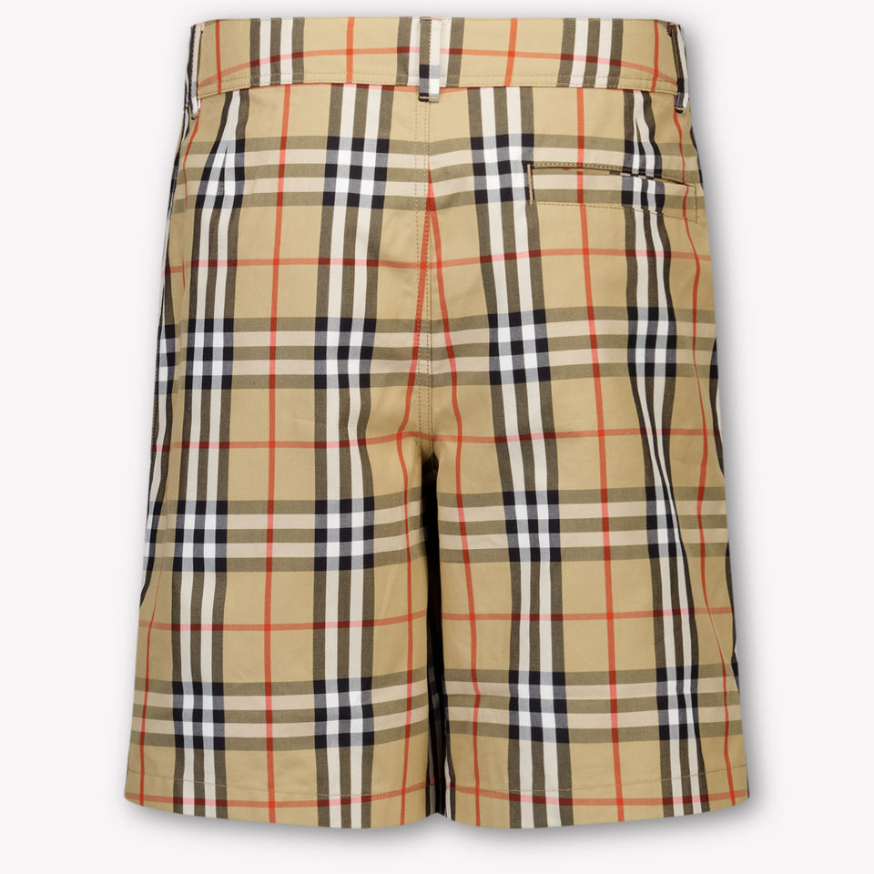 Burberry Oscar Kids Boys Shorts In Beige