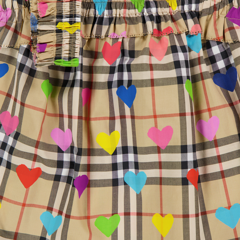 Burberry Gabi Kids Girls T-Shirt In Beige