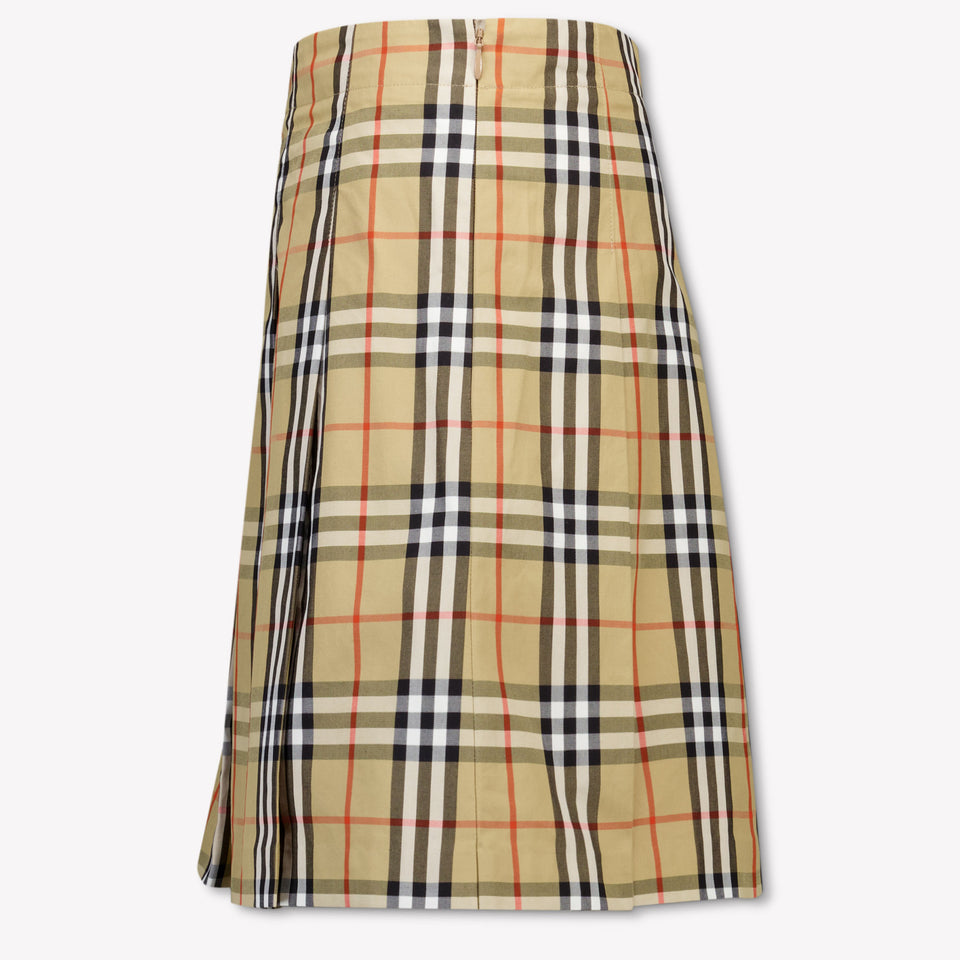 Burberry Gabrielle Kids Girls Skirt In Beige