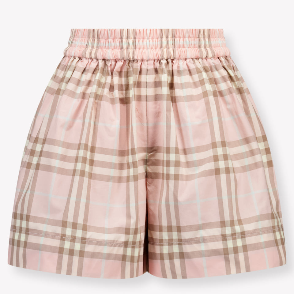 Burberry Marcy Kinder Meisjes Shorts In Licht Roze