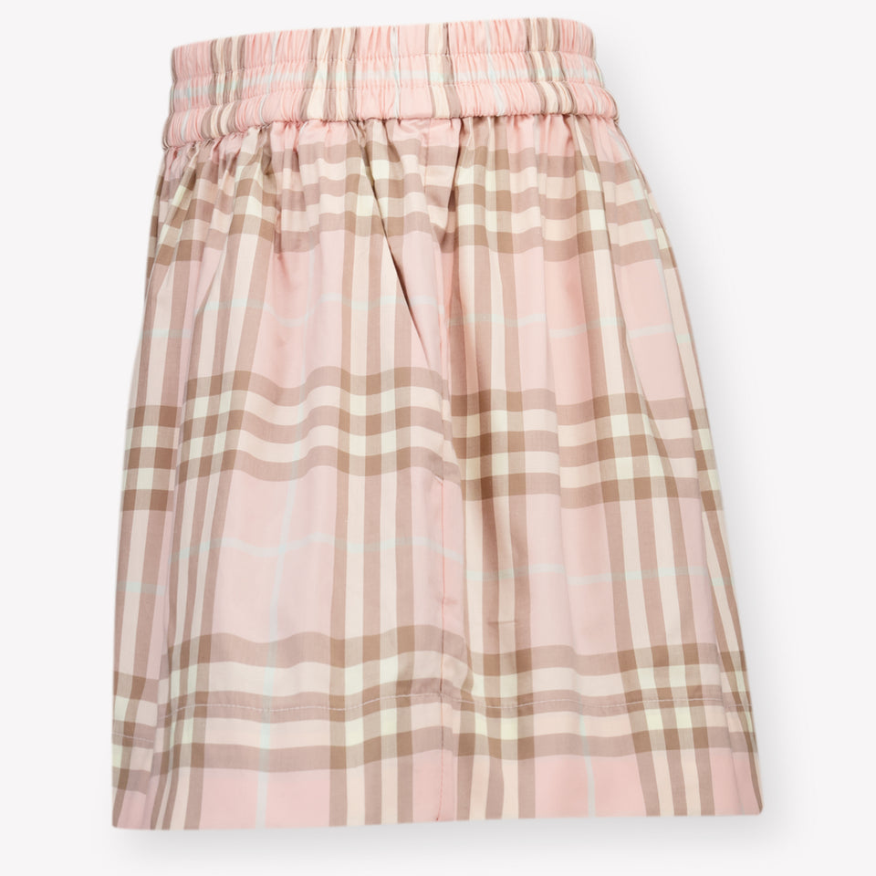 Burberry Marcy Kinder Meisjes Shorts In Licht Roze