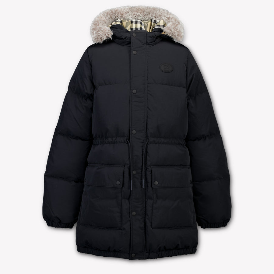 Burberry Franklin Unisex Kids Winter Jacket in Black