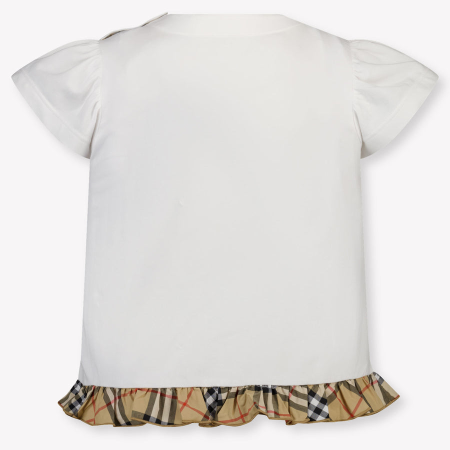 Burberry Roxy Kinder Meisjes T-Shirt In Wit