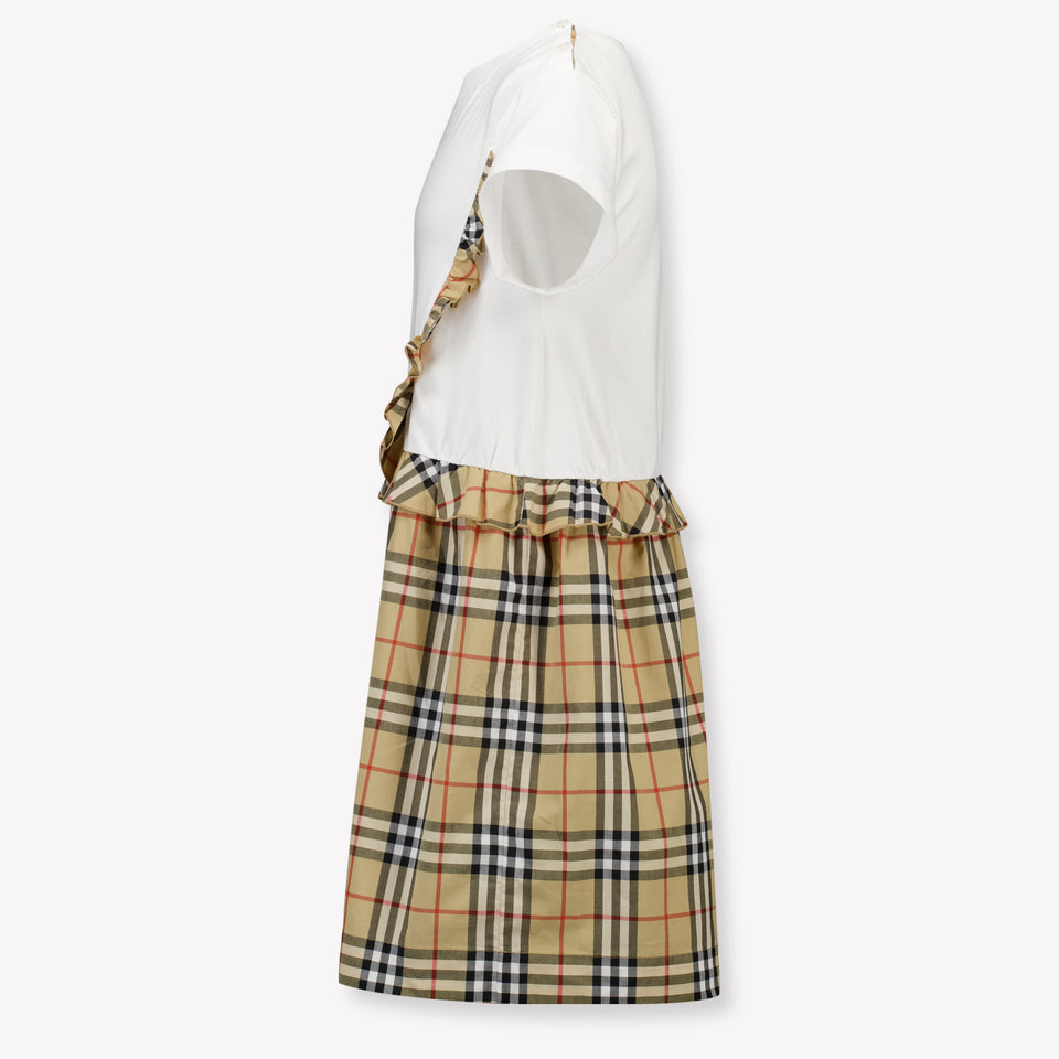 Burberry Rhonda Kids Girls Dress In White