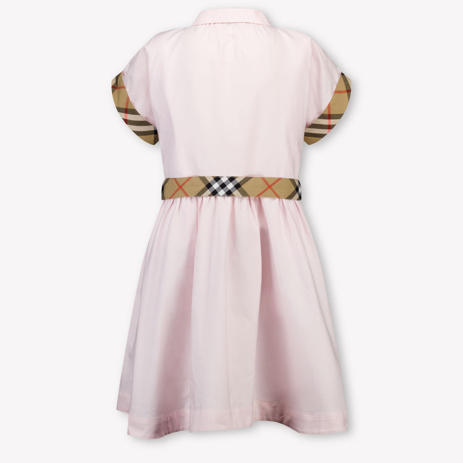 Burberry Juiliet Kinder Meisjes Jurk In Licht Roze