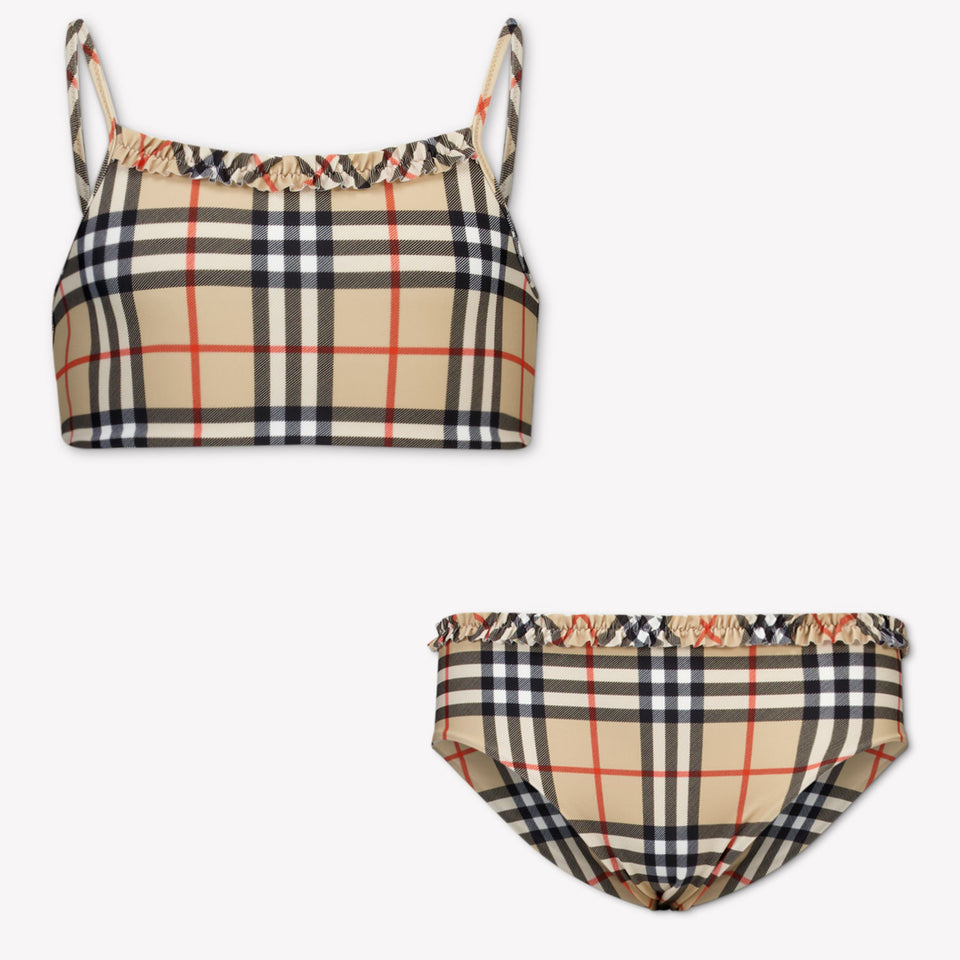 Burberry Babette Kinder Meisjes Zwemkleding In Beige