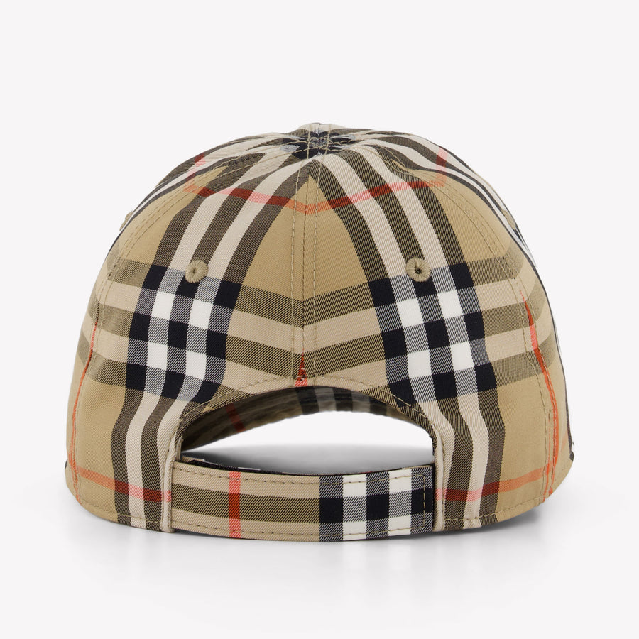 Burberry Bsb Cap Kids Unisex Cap In Beige