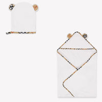 Burberry Bear Towelo Baby Unisex Accessory In White