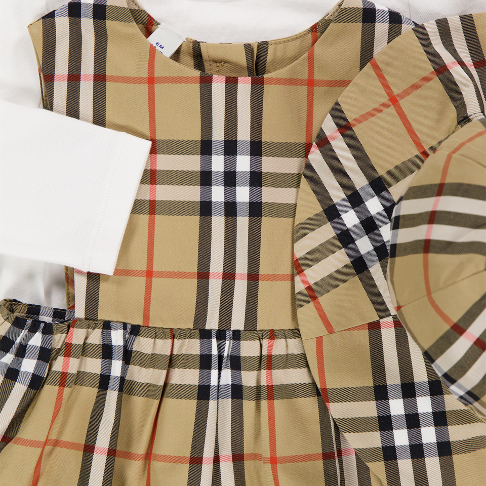 Burberry Halima Baby Meisjes Setje In Beige