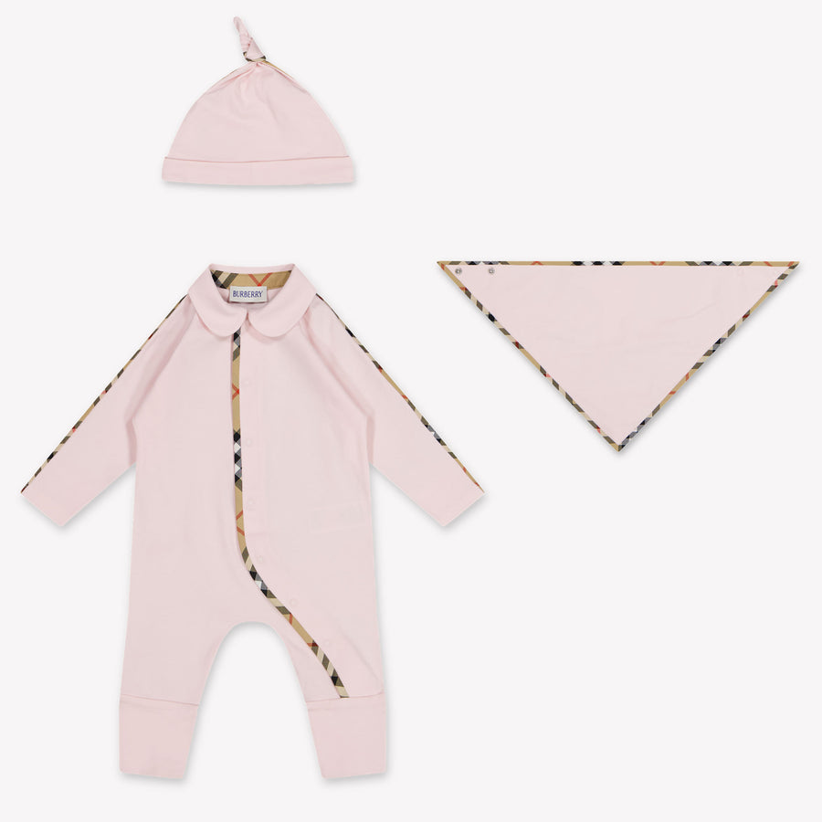 Burberry Hamilton Baby Meisjes Boxpakje In Licht Roze