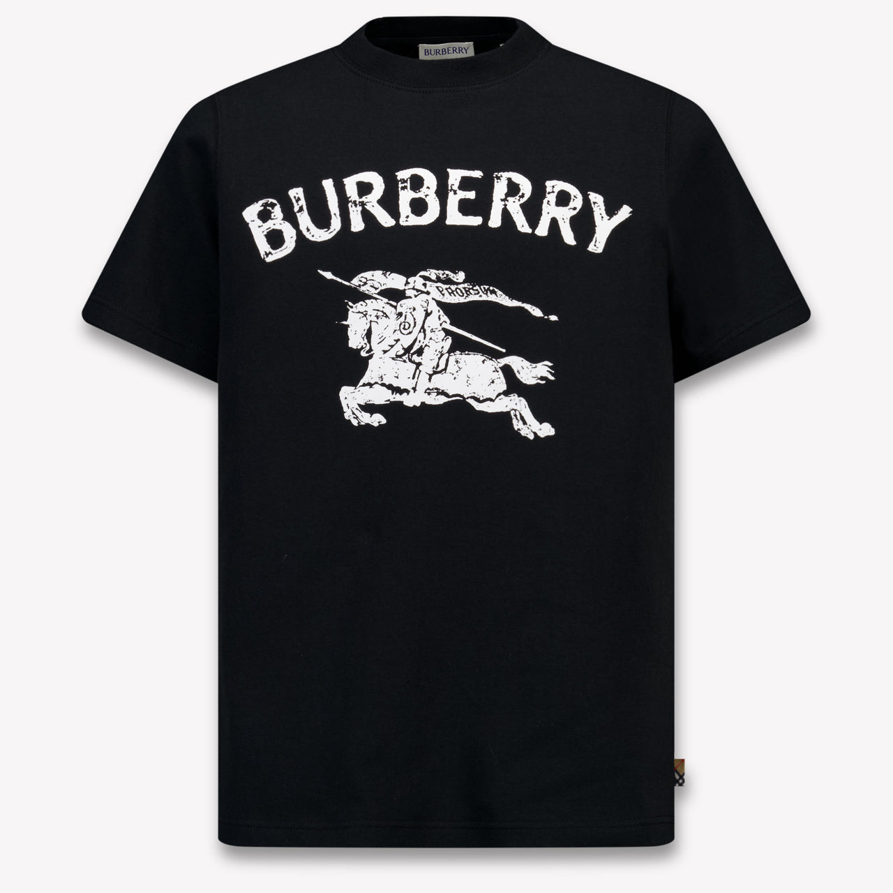 Burberry CedarStamp Kids Boys T-Shirt In Black