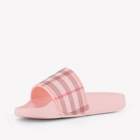 Burberry Furley Girls Flipflops In Light Pink