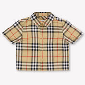 Burberry Carey Baby Boys Set In Beige