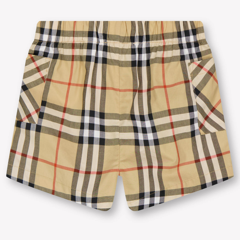 Burberry Carey Baby Boys Set In Beige