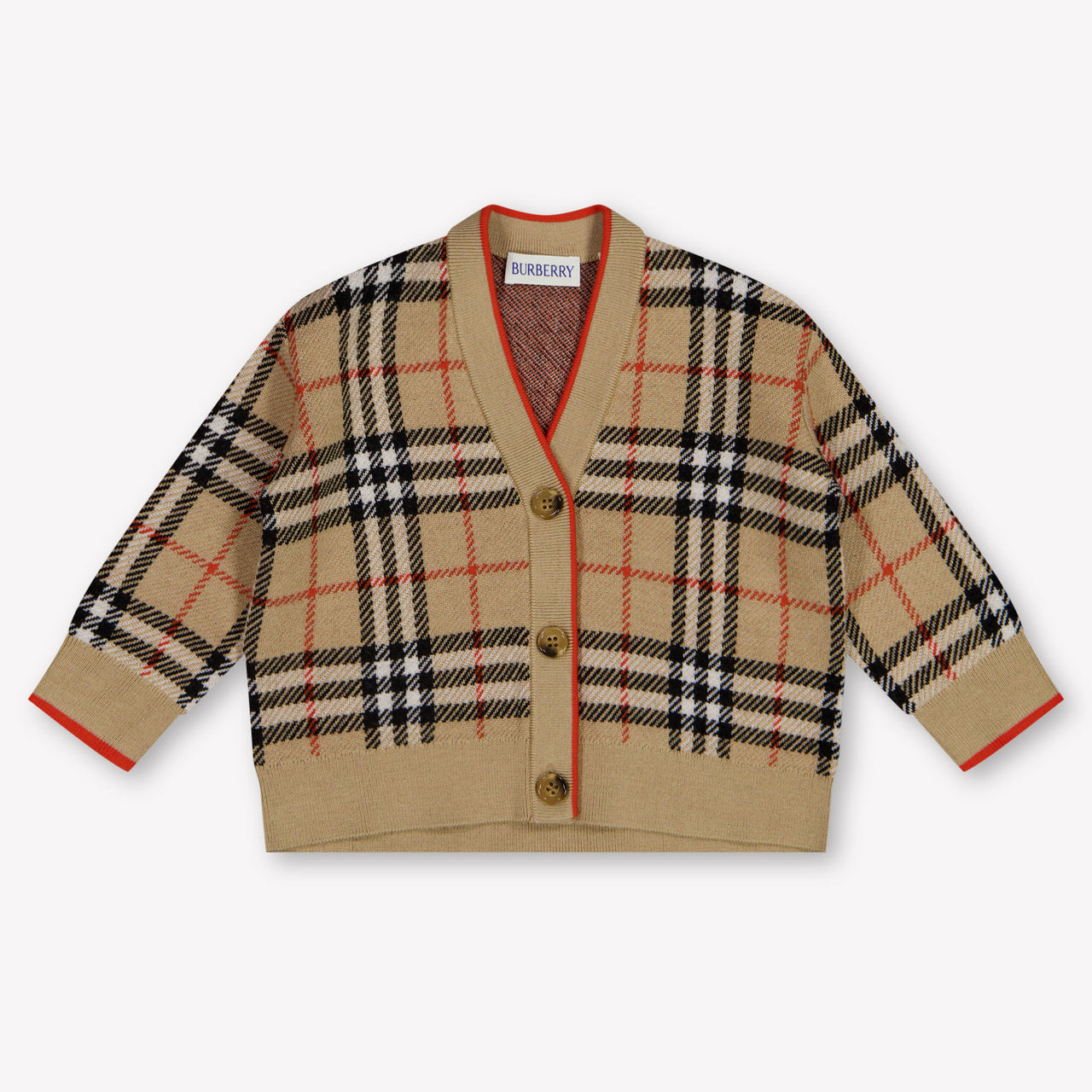 Burberry Graham Baby Jongens Vest In Beige