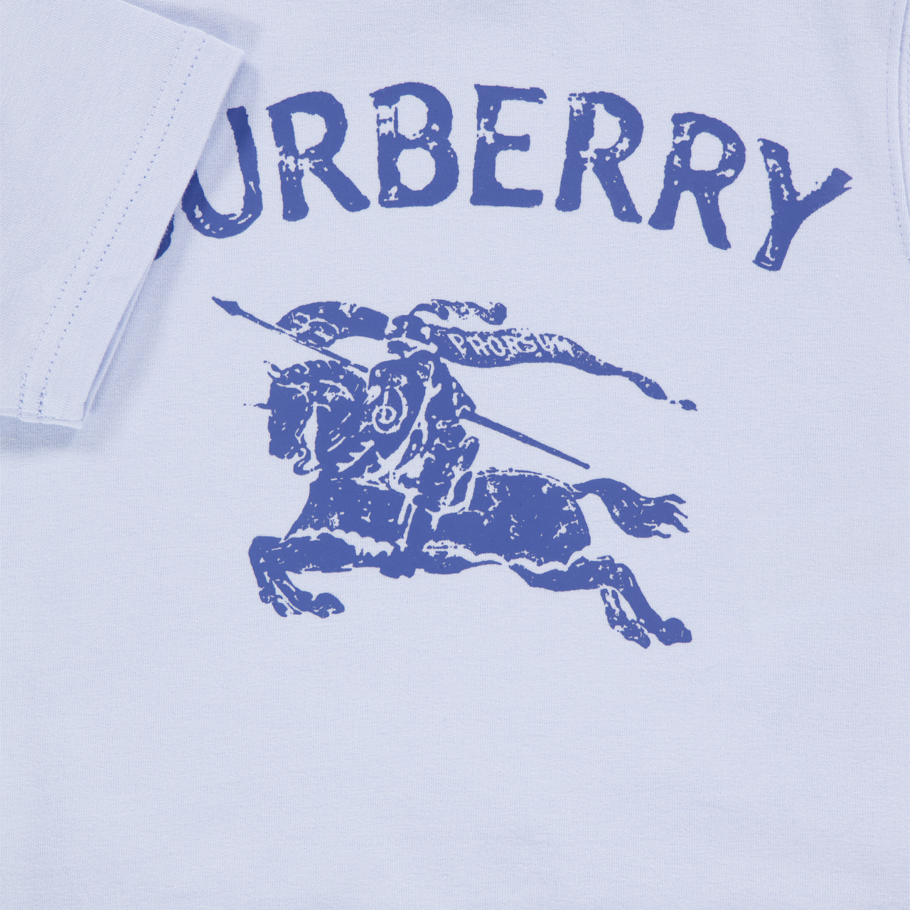 Burberry Cedar Baby Boys T-Shirt In Light Blue