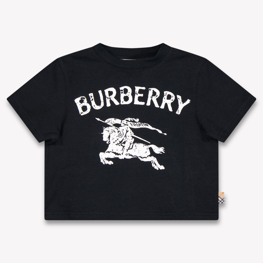 Burberry Cedar Baby Unisex T-Shirt in Black