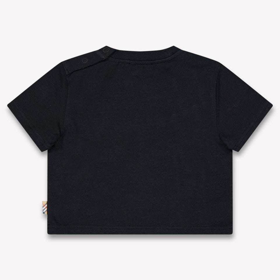 Burberry Cedar Baby Unisex T-Shirt In Zwart