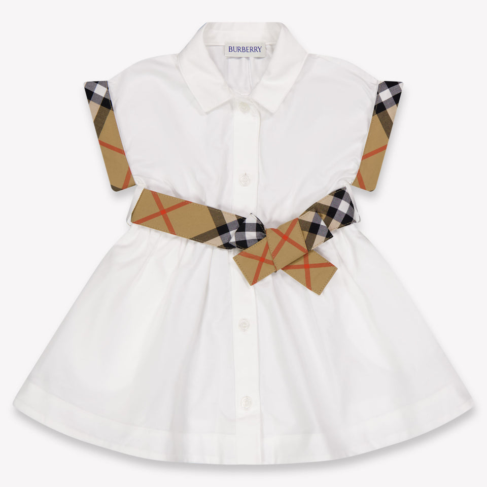 Burberry Baby Meisjes Jurk In Wit