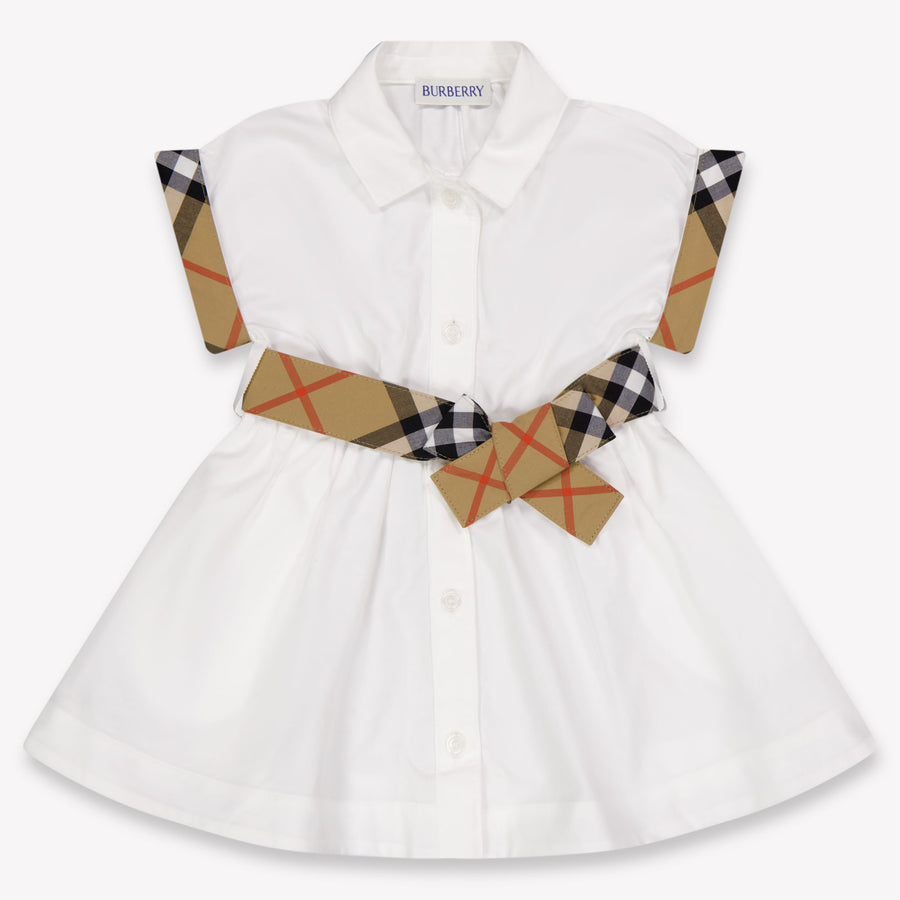 Burberry Baby Meisjes Jurk In Wit