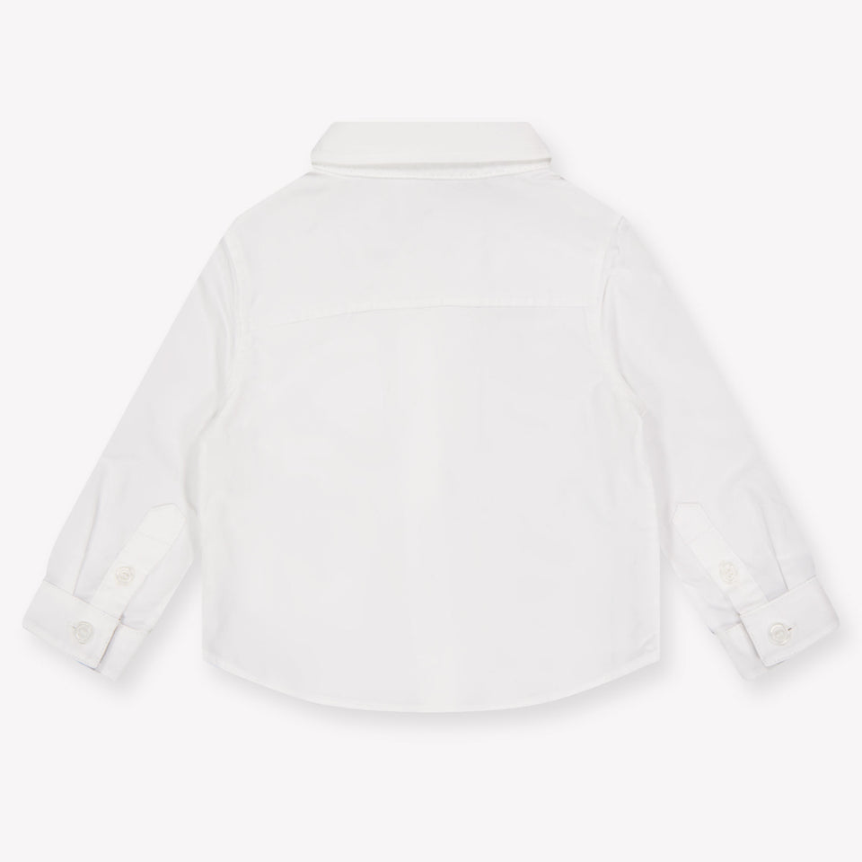 Burberry Owen Baby Boys Blouse In White