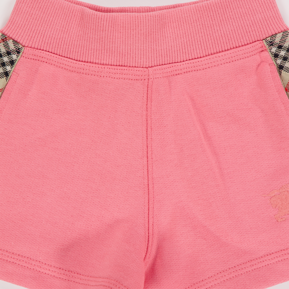 Burberry Catherine Baby Girls Shorts In Pink