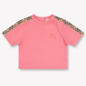 Burberry Cedar Baby Meisjes T-Shirt In Roze