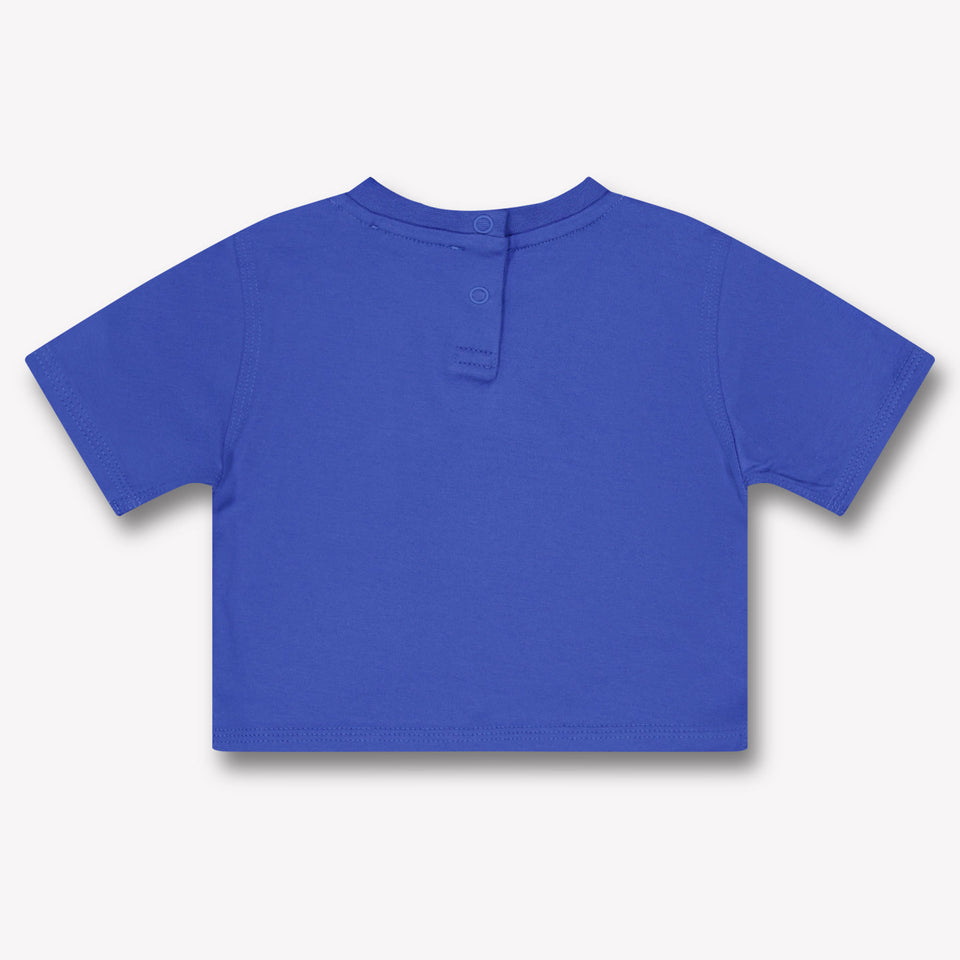 Burberry Cedar Baby Boys T-Shirt In Cobalt Blue