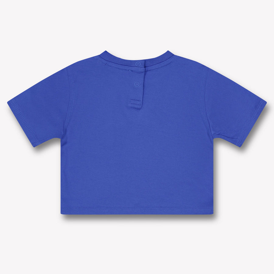 Burberry Cedar Baby Jongens T-Shirt In Cobalt Blauw