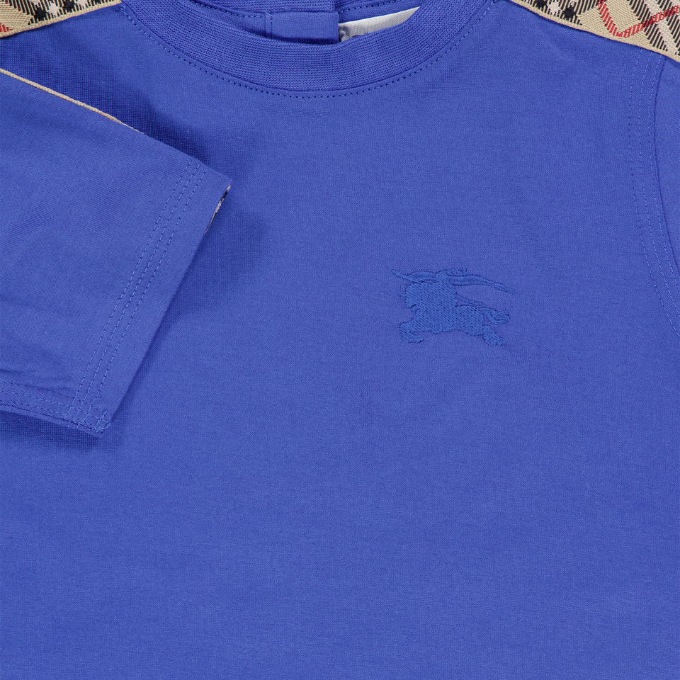 Burberry Cedar Baby Boys T-Shirt In Cobalt Blue