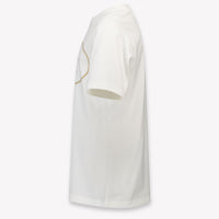 Burberry Cedar Crest Kinder Unisex T-Shirt In Off White