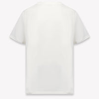 Burberry Cedar Crest Kinder Unisex T-Shirt In Off White