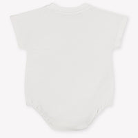 Burberry Dolby Baby Meisjes Rompertje In Wit