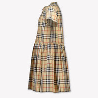 Burberry Rose Kids Girls Dress In Beige