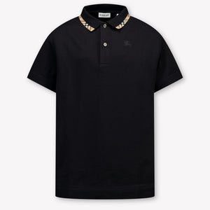 Burberry Johane Kinder Jongens Polo In Zwart