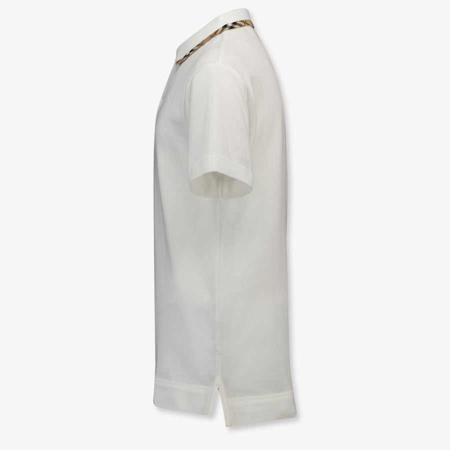 Burberry Johane Kinder Jongens Polo In Wit