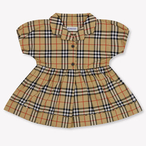 Burberry Bea Baby Girls Dress In Beige