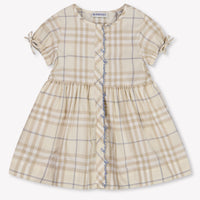 Burberry Josie Baby Girls Dress In Light Beige