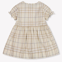 Burberry Josie Baby Girls Dress In Light Beige