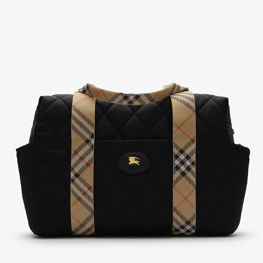 Burberry Belfast Baby Unisex Changing Bag in Black