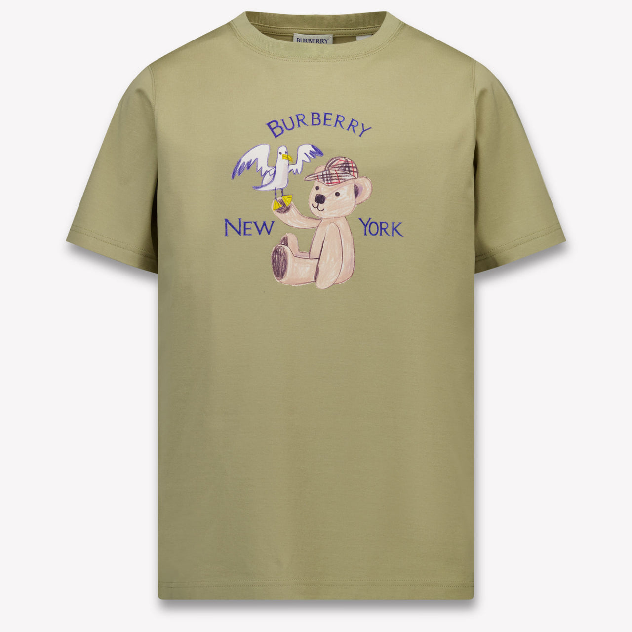 Burberry CEDAR Kids Unisex T-Shirt In Light Beige