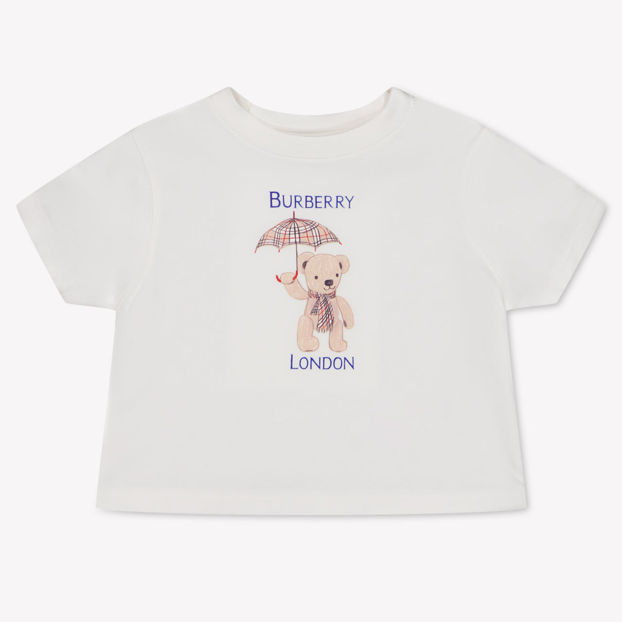 Burberry CEDAR Baby Unisex T-Shirt In OffWhite