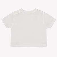 Burberry CEDAR Baby Unisex T-Shirt In OffWhite