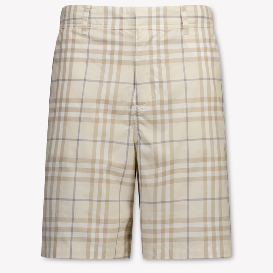 Burberry OSCAR Kids Boys Shorts In Light Beige