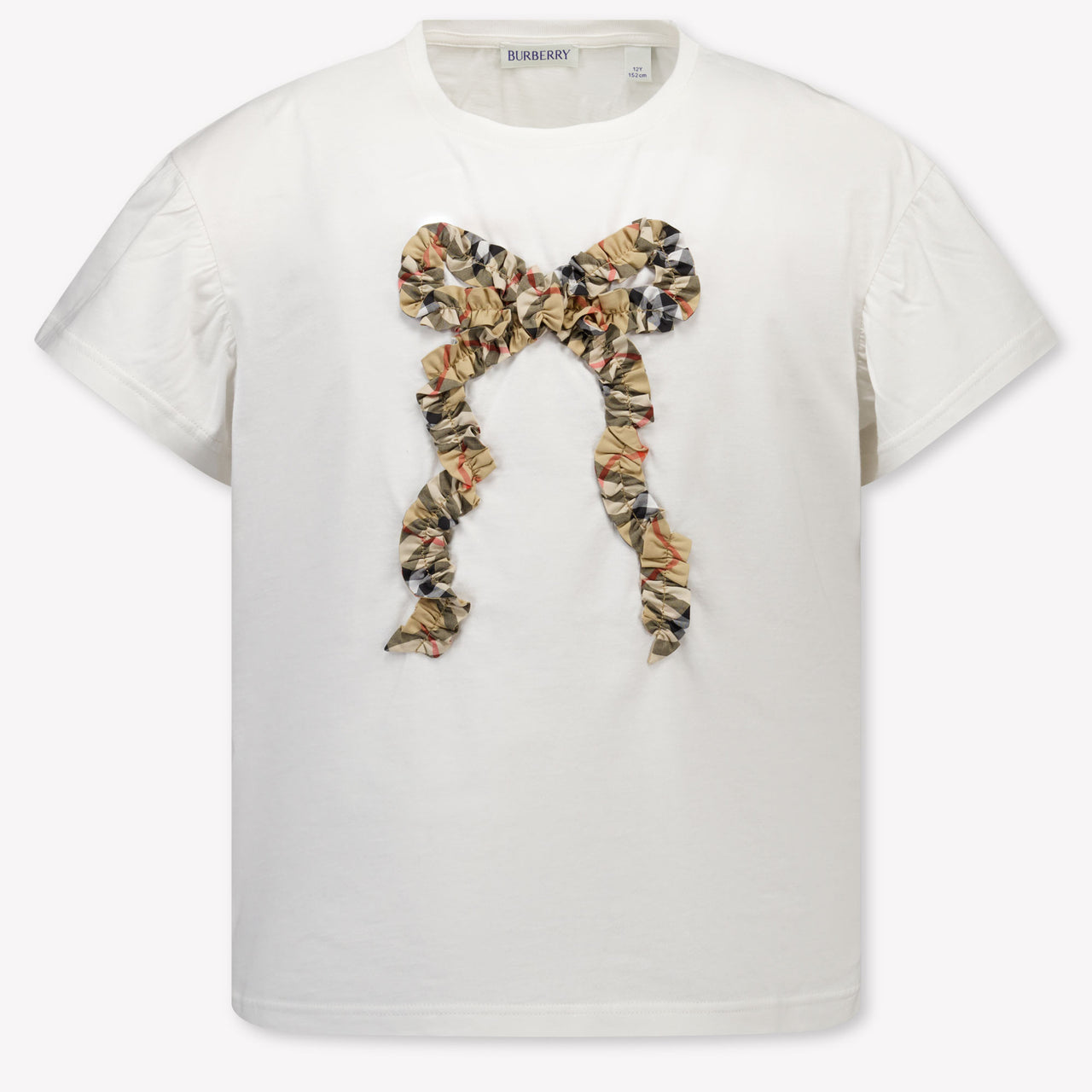Burberry Roxy Bow Kinder Meisjes T-Shirt In Off White