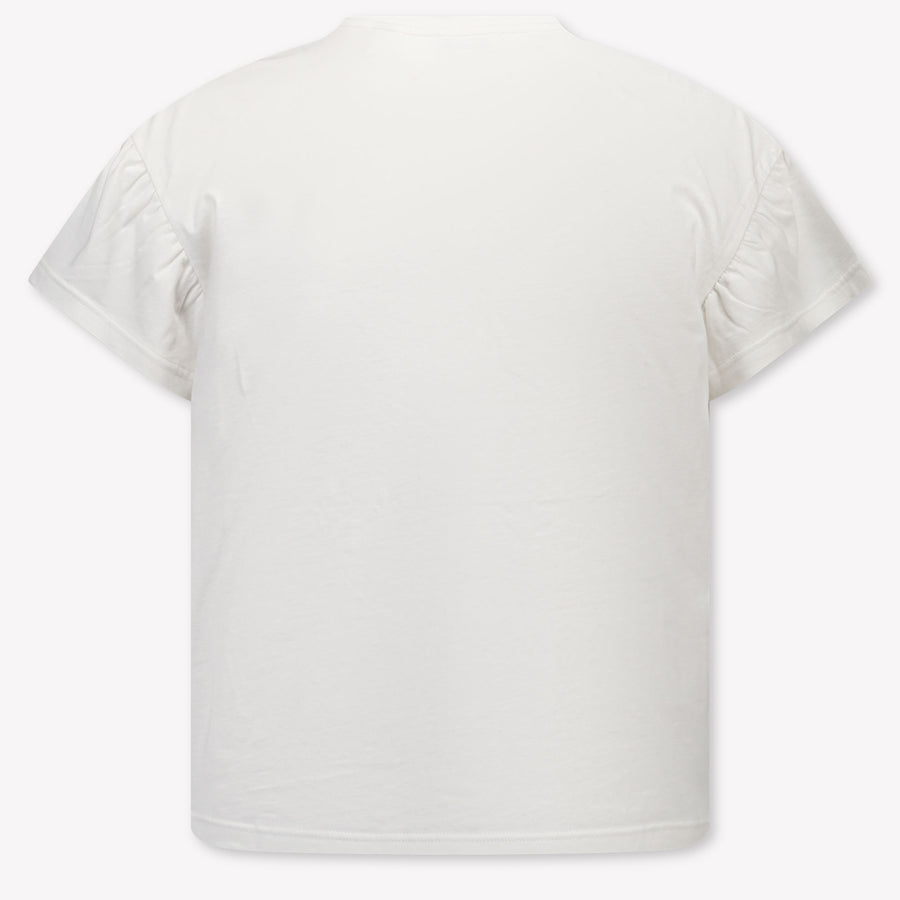 Burberry Roxy Bow Kinder Meisjes T-Shirt In Off White