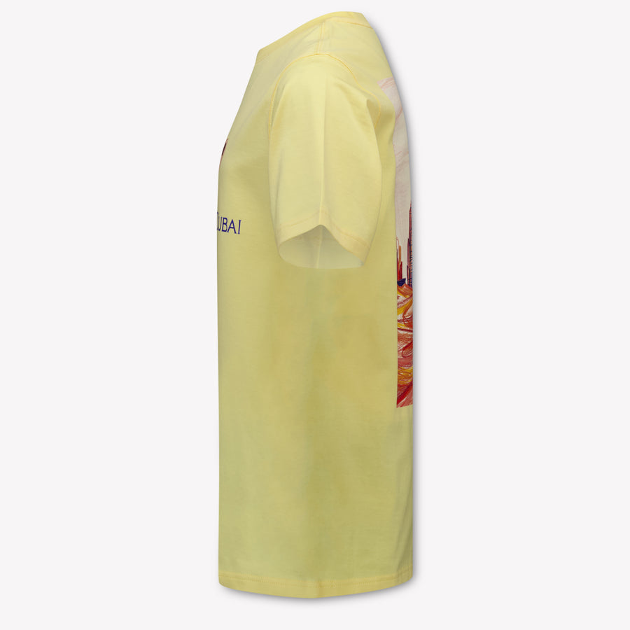 Burberry CEDAR Kids Unisex T-Shirt In Yellow